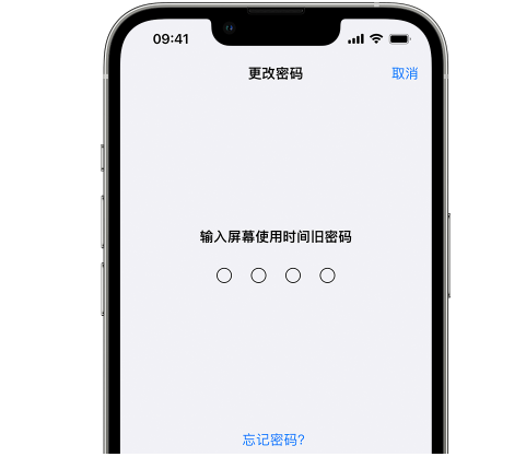 安庆iPhone屏幕维修分享iPhone屏幕使用时间密码忘记了怎么办 