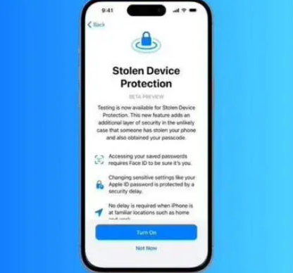 安庆苹果授权维修店分享被盗设备保护功能开启方法 