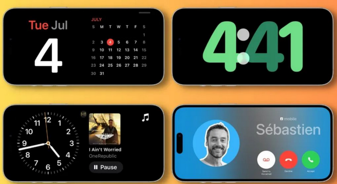 安庆苹果手机维修分享iOS17横屏充电待机显示有什么好处 