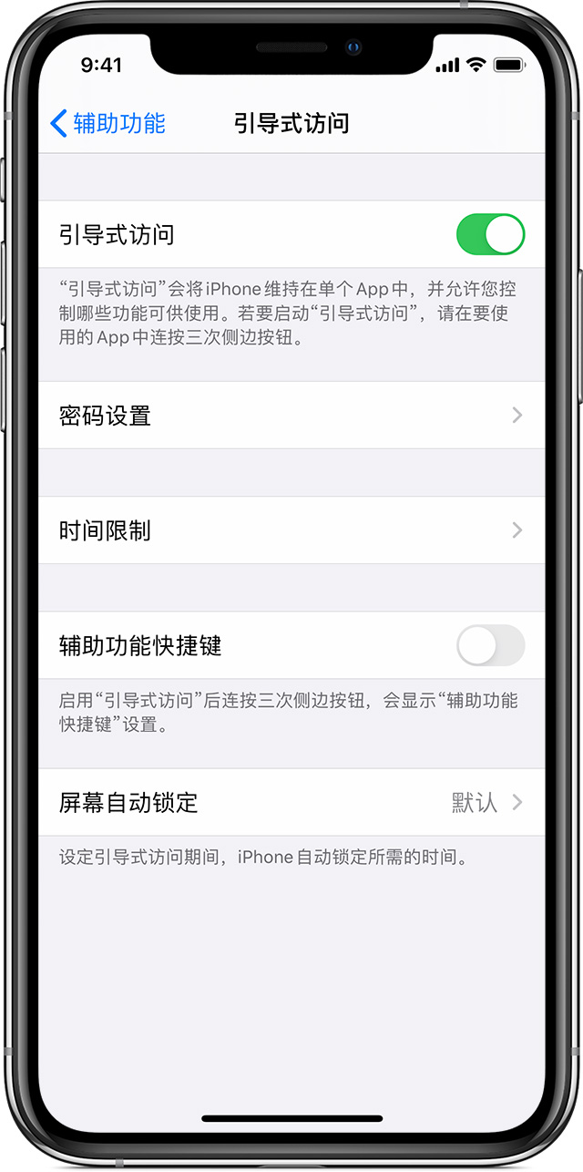 安庆苹果手机维修分享如何在 iPhone 上退出引导式访问 