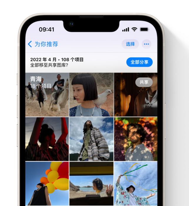 安庆苹果维修网点分享在 iPhone 上使用共享图库 